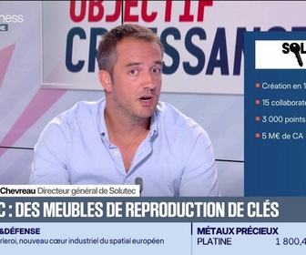 Replay Objectif Croissance - Jean-Charles Chevreau (Solutec) : Solutec, des meubles de reproduction de clés - 19/09
