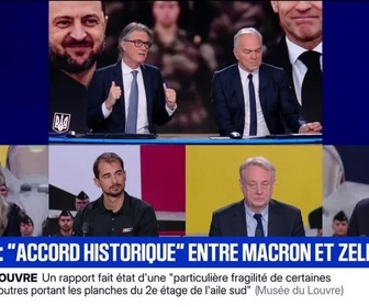 Replay Marschall Truchot - Marshall Truchot : Macron et Zelensky signent un accord d'aide militaire - 17/11