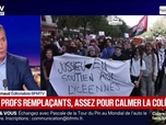 Replay BFM Grand Soir - 3 000 profs remplaçants : assez pour calmer la colère ? - 09/10
