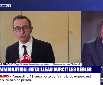 Replay BFM Story - Story 3 : Immigration, Retailleau durcit les règles - 24/01