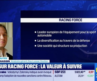 Replay BFM Bourse - Valeur ajoutée : Ils apprécient Racing Force - 05/09