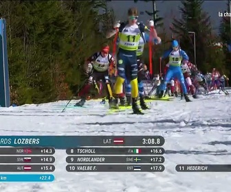 Replay Biathlon - Championnat du monde jeunes - la mass start messieurs