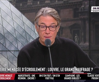 Replay Les Grandes Gueules - Une galerie fermée en raison d'une fragilité de l'édifice : le Louvre, un naufrage français ?