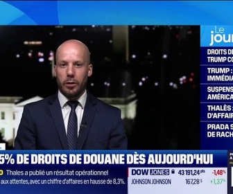 Replay Good Morning Business - USA : 25% des droits de douane dès aujourd'hui