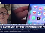 Replay 20H BFM - Interdiction des téléphones portables dès 2026: Ça risque d'être compliqué mais ça va dans le bon sens, estime Sylvain Duyck, porte-parole PEEP
