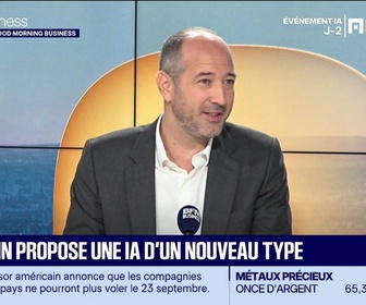 Replay Good Morning Business - French Tech : Arlequin propose une intelligence artificielle d'un nouveau type - 22/09