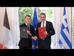Replay La France et la Grèce renouvellent leur accord de coopération de défense et de sécurité