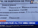 Replay BFM Première - Le bac d'un lycéen suspecté d'avoir utilisé l'IA annulé par le rectorat, un recours déposé