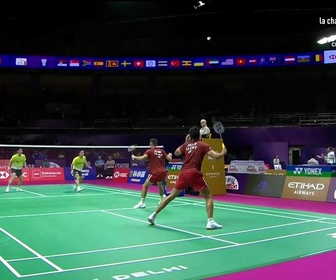 Replay Badmintonla 1ère journée des championnats du monde 2026