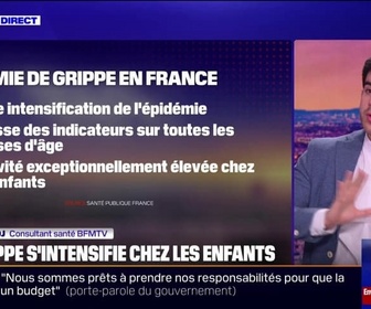 Replay 20H BFM - Grippe: l'épidémie s'intensifie chez les enfants