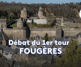 Replay Fougères, le débat du 1er tour des élections municipales 2026