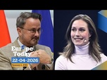 Replay Europe Today : Xavier Bettel et Sanna Marin évoquent le veto hongrois sur le prêt à l'Ukraine