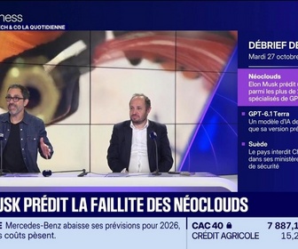 Replay Tech & Co, la quotidienne - Elon Musk prédit la faillite des néoclouds - 27/10