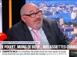 Replay BFM Première - BFM éco : Plus de poulet, moins de bœuf... nos assiettes changent - 12/02