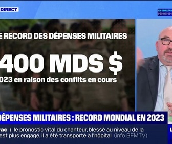 Replay Le Dej' Info - Dépenses militaires : record mondial en 2023 - 22/04