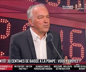 Replay Les Grandes Gueules - Une baisse provisoire de 30 centimes à la pompe , promet Michel-Edouard Leclerc. Vous y croyez ?