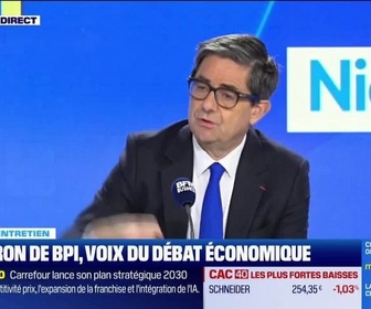 Replay Good Morning Business - DIRECT VIDÉO - Nicolas Dufourcq, directeur général de Bpifrance