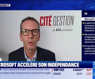 Replay BFM Bourse - USA Today : Microsoft dévoile ses propres IA, par John Plassard - 03/06