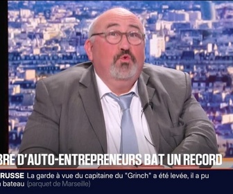 Replay BFM Première - BFM éco : Le nombre d'auto-entrepreneurs bat un record - 29/01