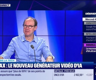 Replay Tech & Co, la quotidienne - Minimax : le nouveau générateur vidéo d'IA - 04/09