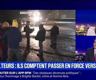 Replay BFM Grand Soir - Les agriculteurs déterminés à encercler Paris - 07/01