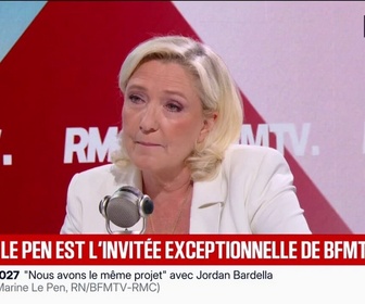 Replay Face à Face - Emmanuel Moulin nommé à la Banque de France: L'objectif d'Emmanuel Macron, c'est de faire survivre le macronisme, affirme Marine Le Pen
