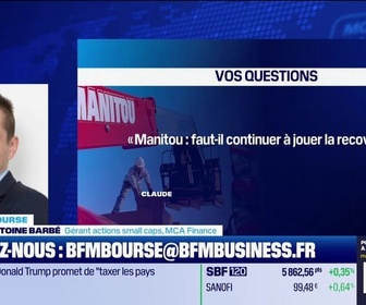 Replay BFM Bourse - Culture Bourse : Manitou : faut-il continuer à jouer la recovery ?, par Antoine Larigaudrie - 21/01