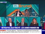 Replay 20h Brunet - Censure : Le Pen durcit le ton - 25/11