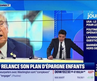 Replay Good Morning Business - Trump relance son plan d'épargne enfants