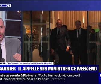 Replay BFM Story Week-end - Story 8 : Barnier, il appelle ses ministres ce week-end - 13/09