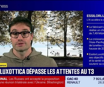 Replay BFM Bourse - On refait la séance : EssilorLuxottica s'envole après ses résultats – 21/10