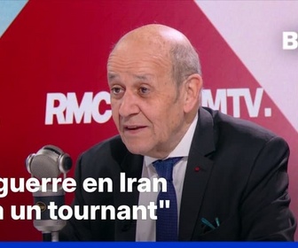 Replay Face à Face - Guerre au Moyen-Orient: l'interview en l'intégralité de Jean-Yves Le Drian, ancien ministre de la Défense