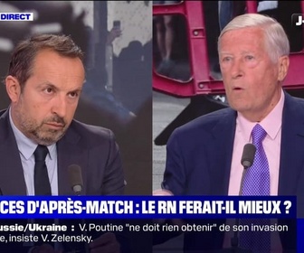 Replay BFM Story - Face à Duhamel : Sébastien Chenu - Violences d'après-match : le RN ferait-il mieux ? - 02/06
