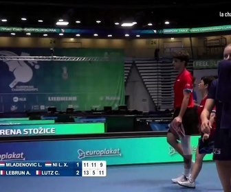 Replay Tennis de tablejour 1 des championnats d'Europe 2026