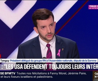 Replay BFM Politique - Prix des carburants: Jean-Philippe Tanguy, député RN de la Somme, estime qu'importer du diesel russe n'est pas une solution