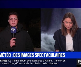 Replay BFM Grand Soir - Bombe météo : des images spectaculaires - 23/10