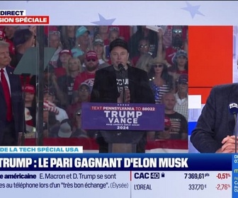 Replay Tech & Co, la quotidienne - Trump : Le pari gagnant d'Elon Musk - 06/11