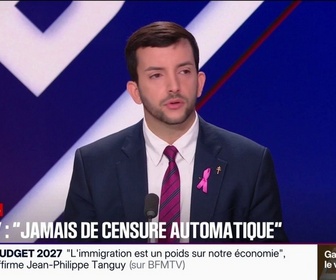 Replay BFM Politique - Jean-Philippe Tanguy (RN) estime que la refonte des allocations familiales proposée par Édouard Philippe est inspirée de Marine Le Pen, en moins bien