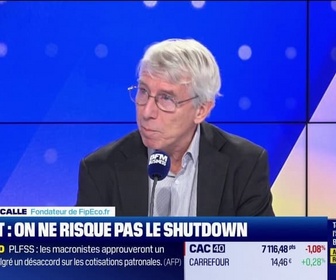 Replay Les Experts - Shutdown en France: Le risque n'est pas nul, selon François Ecalle, fondateur de FipEco