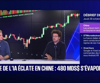 Replay Tech & Co, la quotidienne - La bulle de l'IA éclate en Chine : 480 milliards de dollars s'évaporent - 29/10