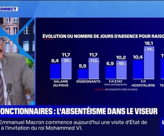 Replay La chronique éco - Absentéisme au travail: est-ce que les fonctionnaires sont plus souvent en arrêt maladie que les salariés du privé?