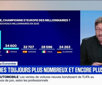 Replay BFM Première - BFM éco : La France, championne d'Europe des millionnaires ? - 01/07