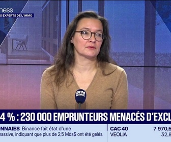 Replay Les Experts de l'immo : Taux à 4% 230 000 emprunteurs menacés d'exclusion - 30/10