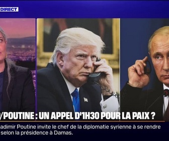 Replay 20H BFM - LE CHOIX D'ELSA - Entretien téléphonique entre Vladimir Poutine et Donald Trump: une conversation pour la paix?