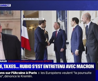 Replay BFM Story - Story 3 : Ukraine, taxes... Rubio s'est entretenu avec Macron - 17/04