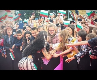 Replay La gagnante de l'Eurovision Dara transforme Sofia en immense fête Bangaranga