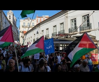 Replay Portugal : des centaines de manifestants demandent la reconnaissance de l'État palestinien et...