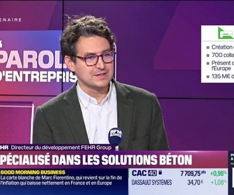 Replay Paroles d'entreprises - Laurent Fehr (FEHR Group ) : FEHR, spécialisé dans les solutions béton -18/01