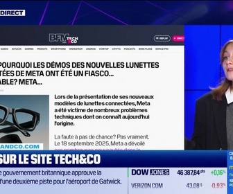 Replay Tech & Co, la quotidienne - À lire sur le site Tech&Co : On sait pourquoi les démos des nouvelles lunettes connectées de Méta ont été un fiasco ... Le coupable ? Meta..., par Salomé Ferraris - 22/09