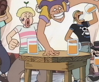 Replay One Piece : saga 01 - East blue - Épisode 5 - Pouvoirs mystérieux épouvantables ! Capitaine Baggy le clown !
